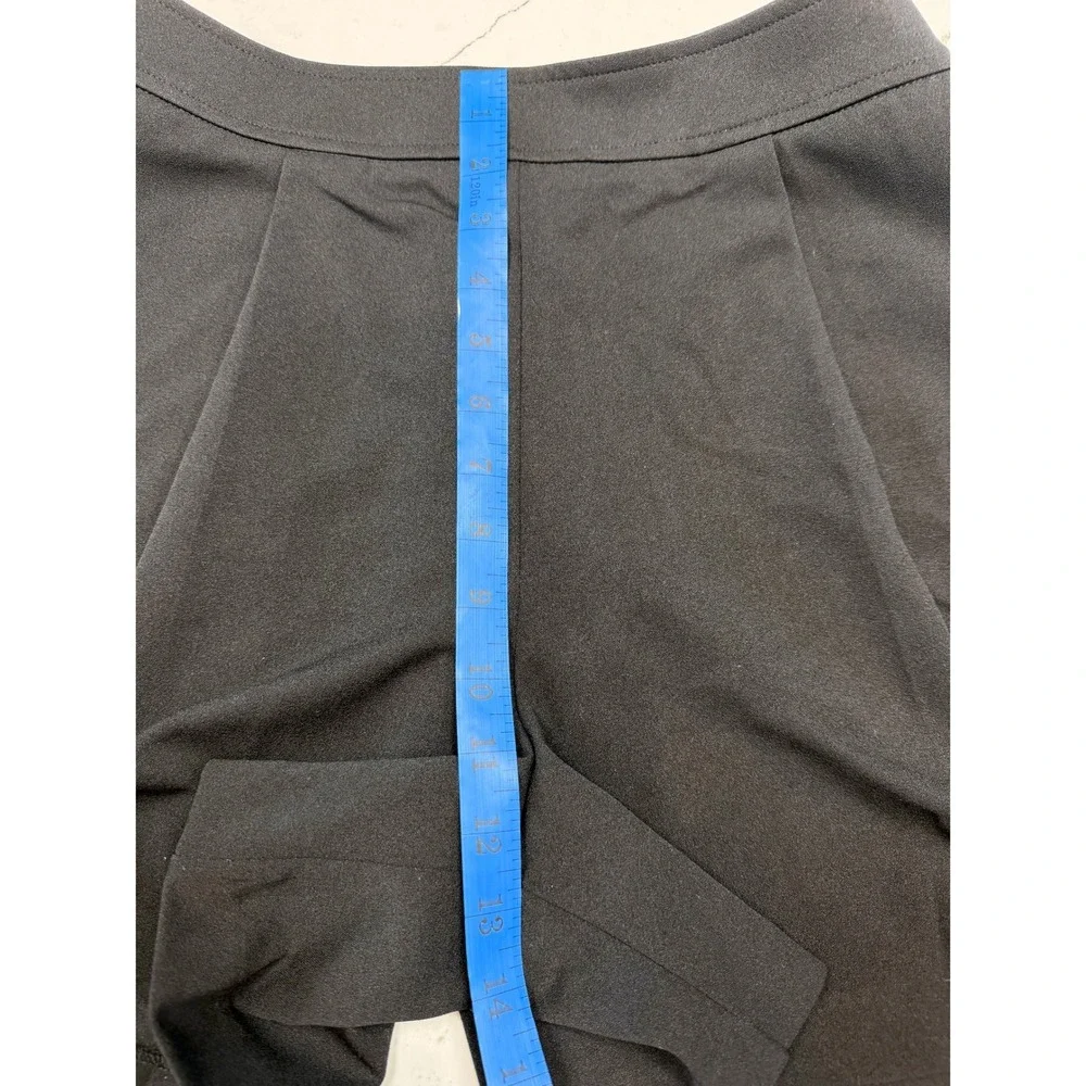 Ellen Tracy Womens SBlack Gold Button Sailor Shorts ETWS3045‎ Size S NWOT